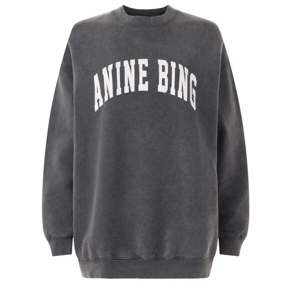 Anine Bing Tyler Sweatshirt in Navy, Size M - Picture 1 of 10